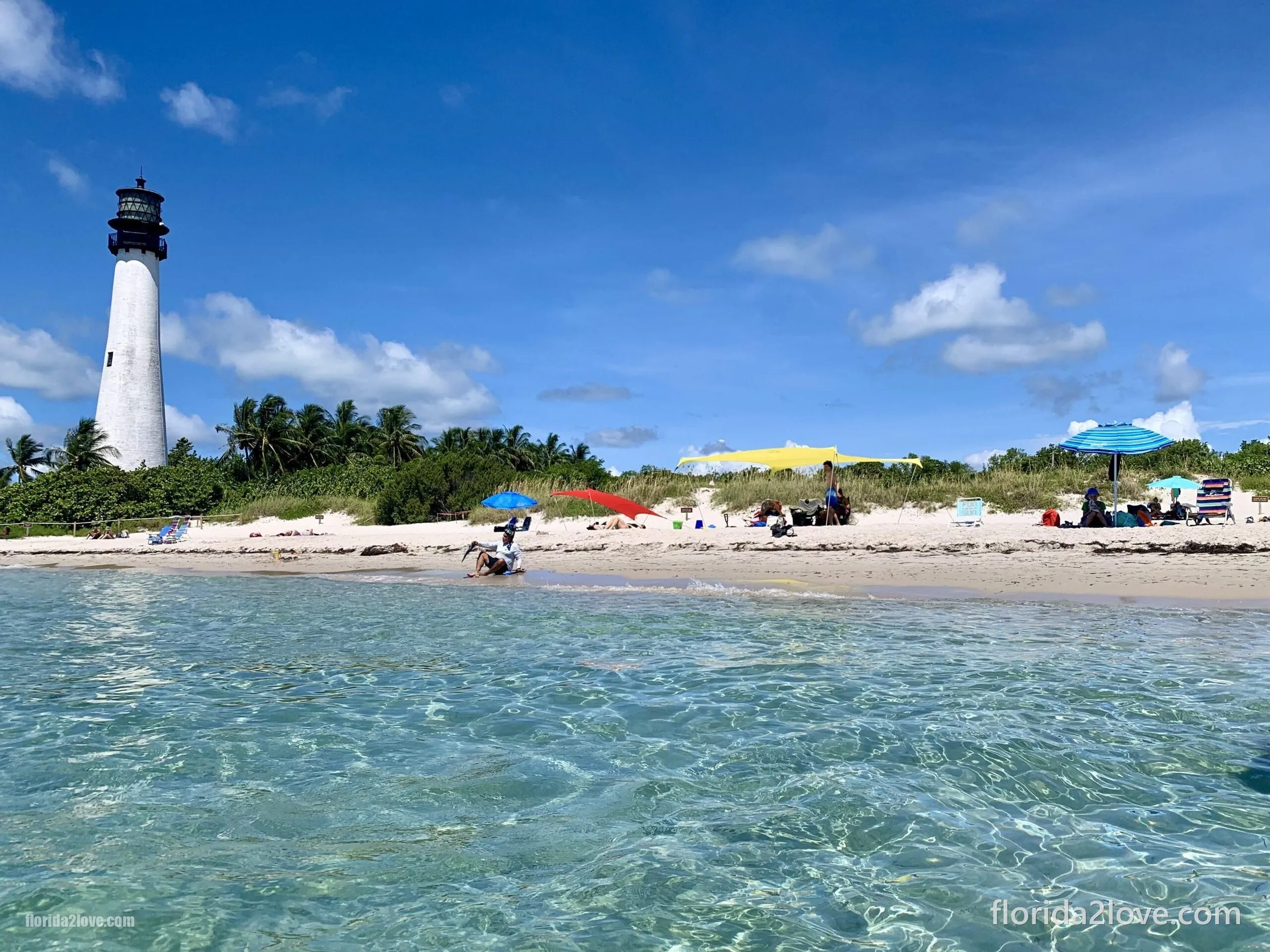 Strand im Bill Baggs Cape Florida Staatspark