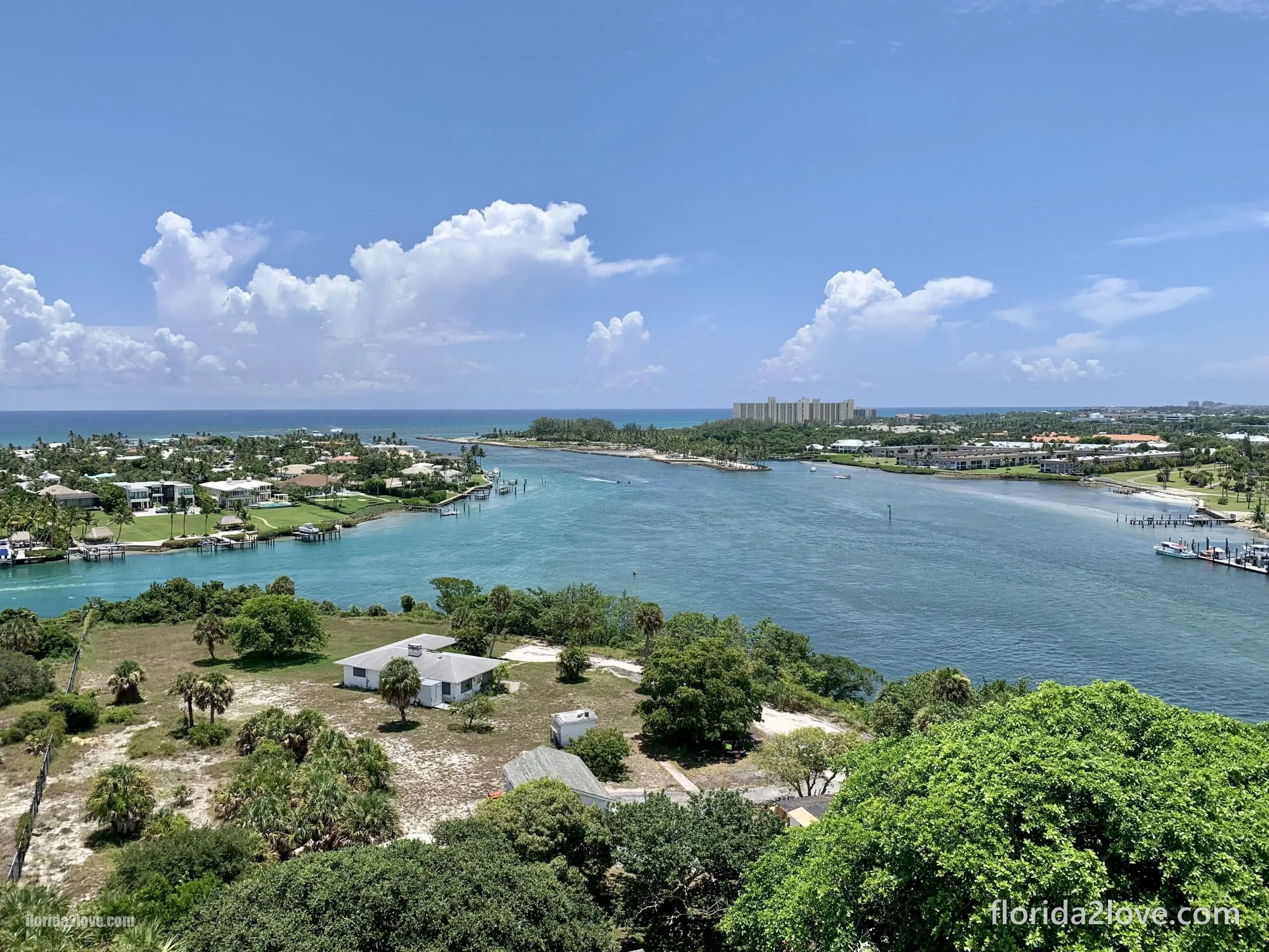 Blick vom Jupiter Inlet Leuchtturm