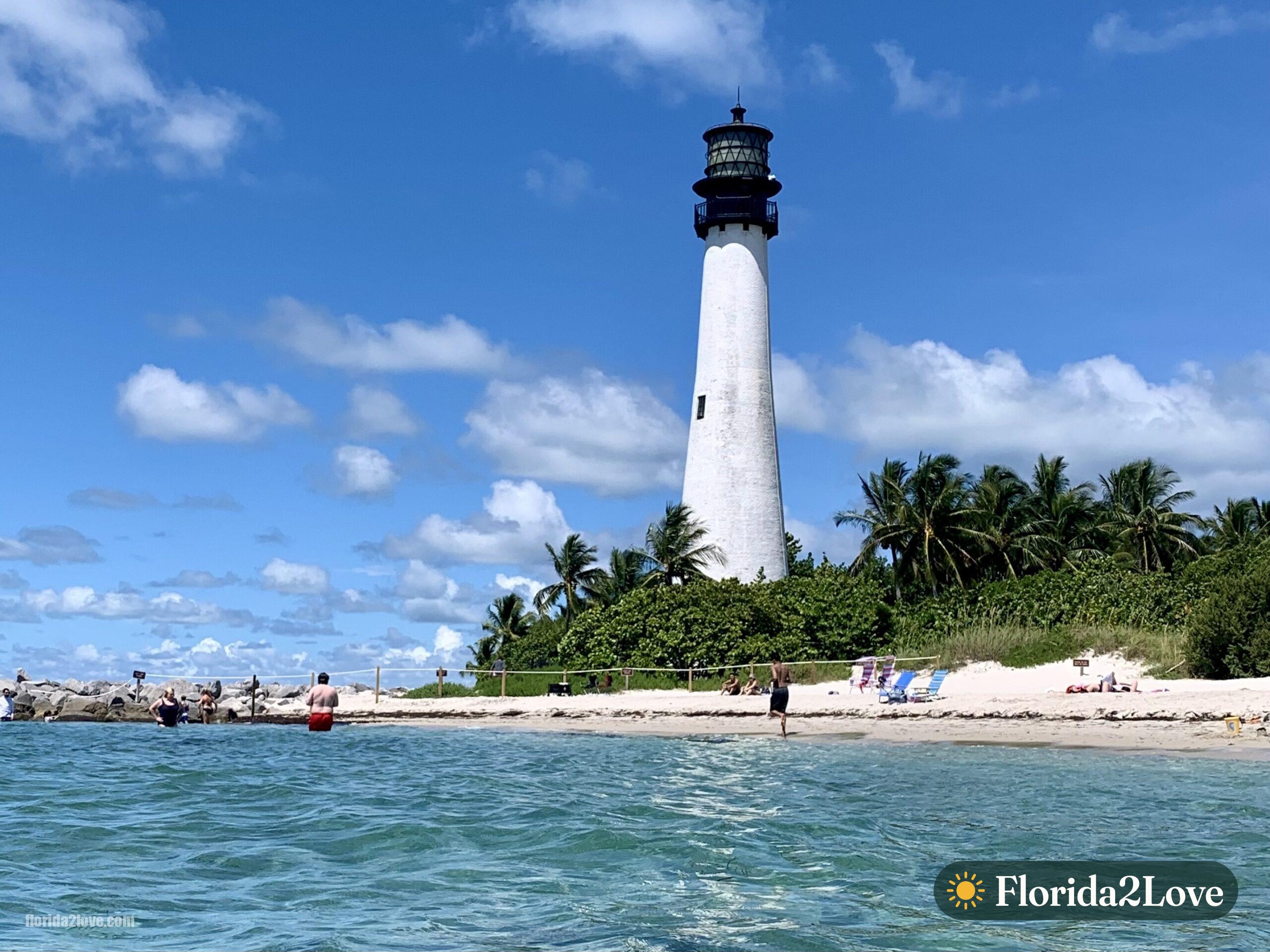Faro de Cape Florida en Key Biscayne, Florida