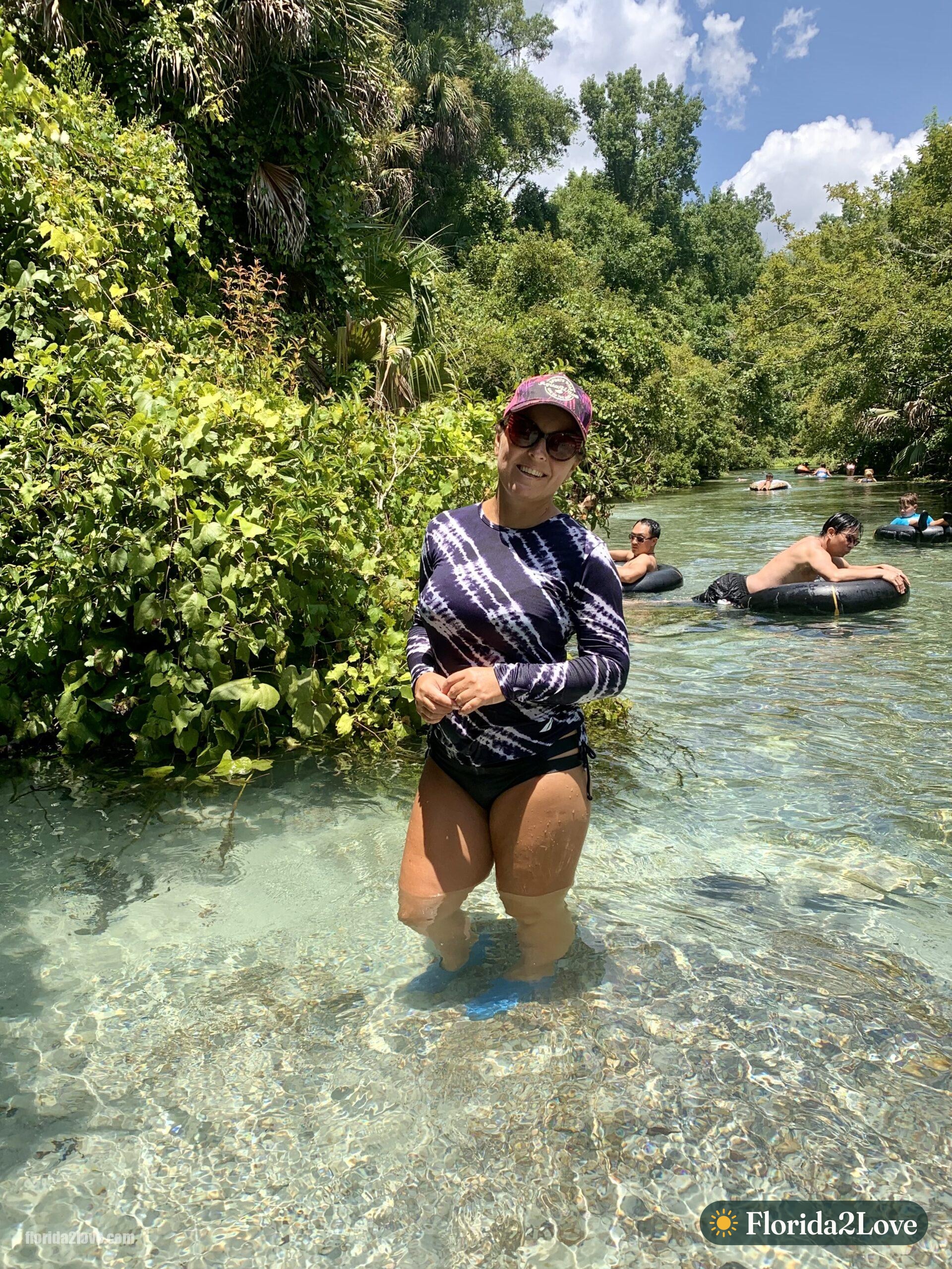 Shalow part of the lazy river