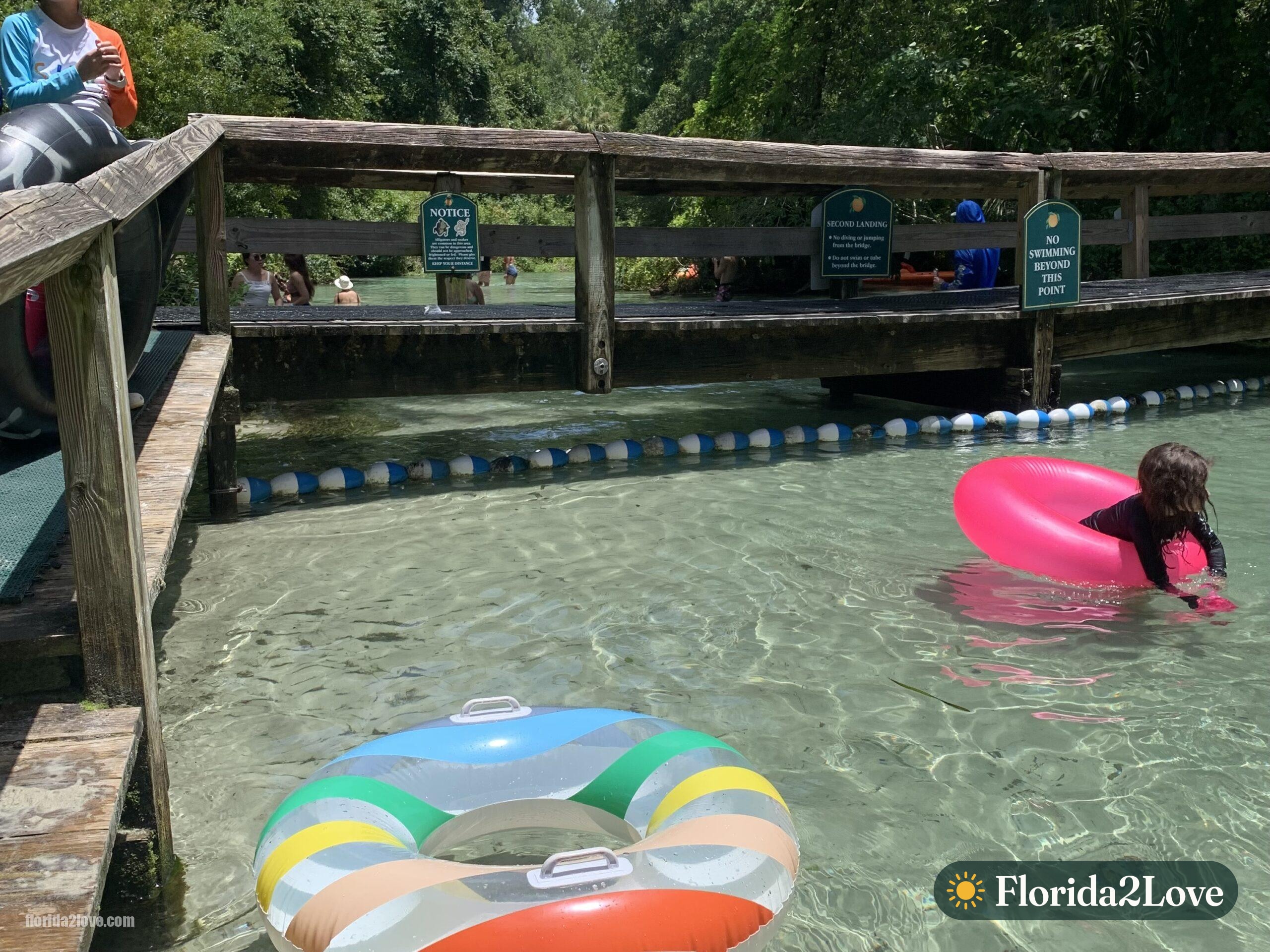 The end of the tubing part of the spring